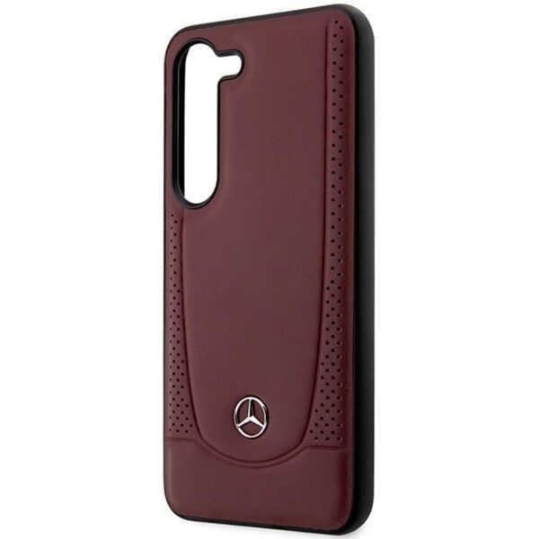 Mercedes Galaxy S23 Skal Läder Urban Bengale - Röd