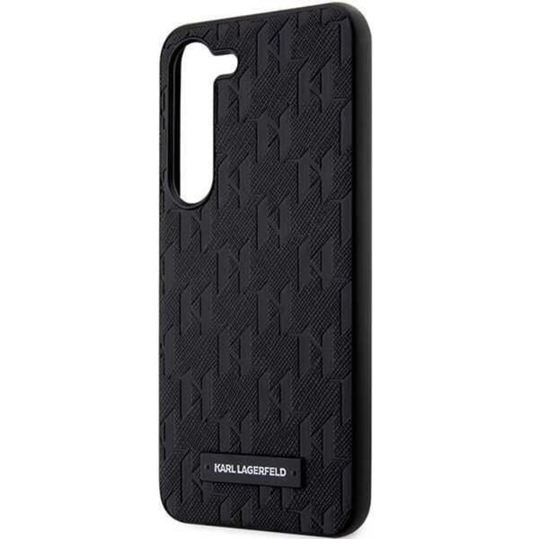 Karl Lagerfeld Galaxy S23 Plus Skal Saffiano Mono Metal Logo - Svart