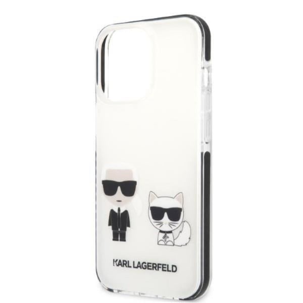 Karl Lagerfeld iPhone 13 Pro Max Skal Karl & Choupette - Vit