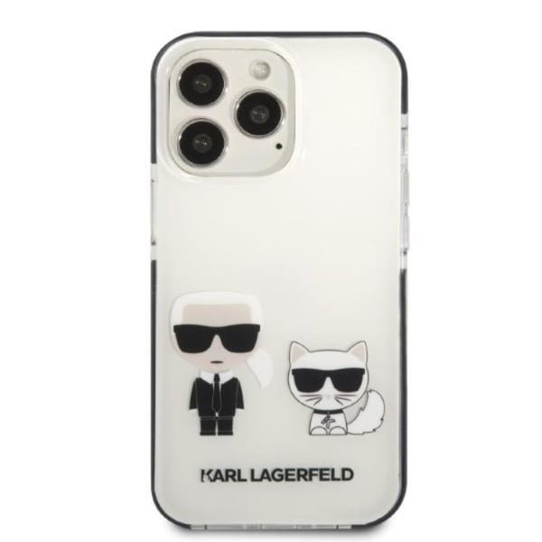 Karl Lagerfeld iPhone 13 Pro Max Skal Karl & Choupette - Vit