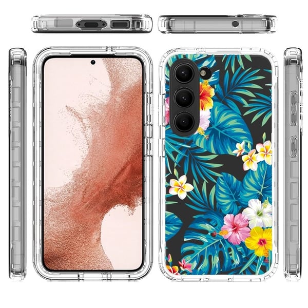 Galaxy S23 Skal Pattern Printing - Plantain Leaf