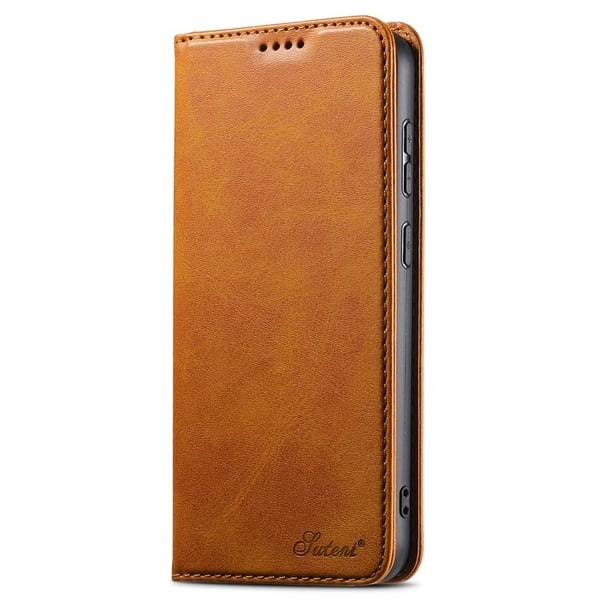 SUTENI Galaxy S23 Plus Plånboksfodral Kickstand Flip - Khaki