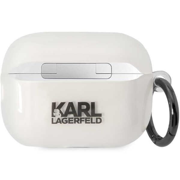 Karl Lagerfeld Airpods Pro 2 Kuori Ikonik Choupette - Läpinäkyvä