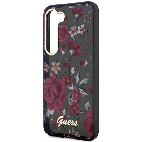 Guess Mobilskal till Galaxy S23 Plus Flower Collection - Grön
