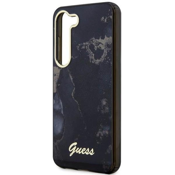 Guess Mobilskal till Galaxy S23 Marble - Svart