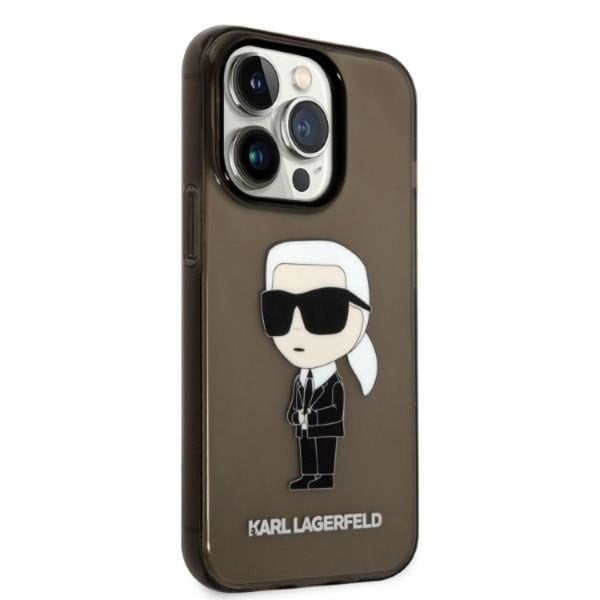 Karl Lagerfeld Mobilskal till iPhone 14 Pro Ikonik - Svart