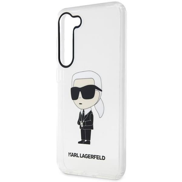 Karl Lagerfeld Mobilskal till Galaxy S23 Plus Ikonik Karl - Clear