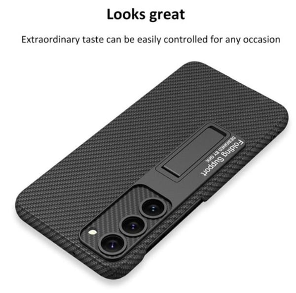 GKK Mobilcover til Galaxy S23 Plus Kickstand PU-Læder - Grøn