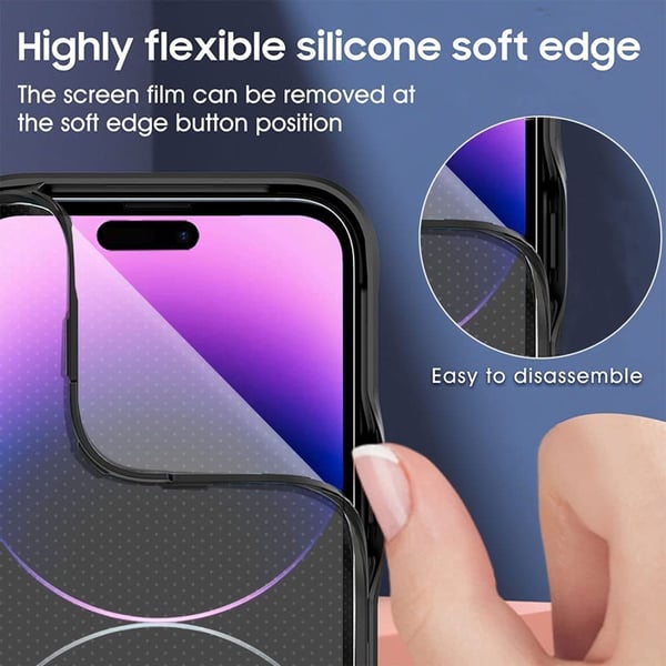 Puhelinkotelo iPhone 11 Pro 360 Kamera Slider - Musta