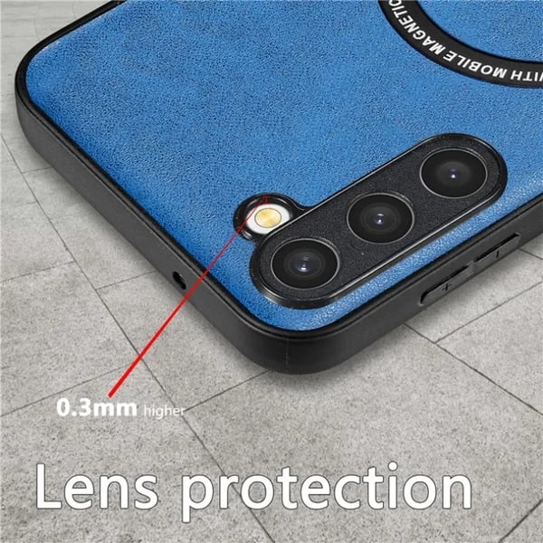 Mobilcover til Galaxy S23 Plus Magsafe PU-læder - Gul