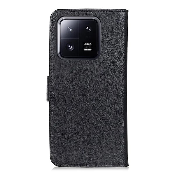 KHAZNEH Xiaomi 13 Plånboksfodral Cowhide - Svart