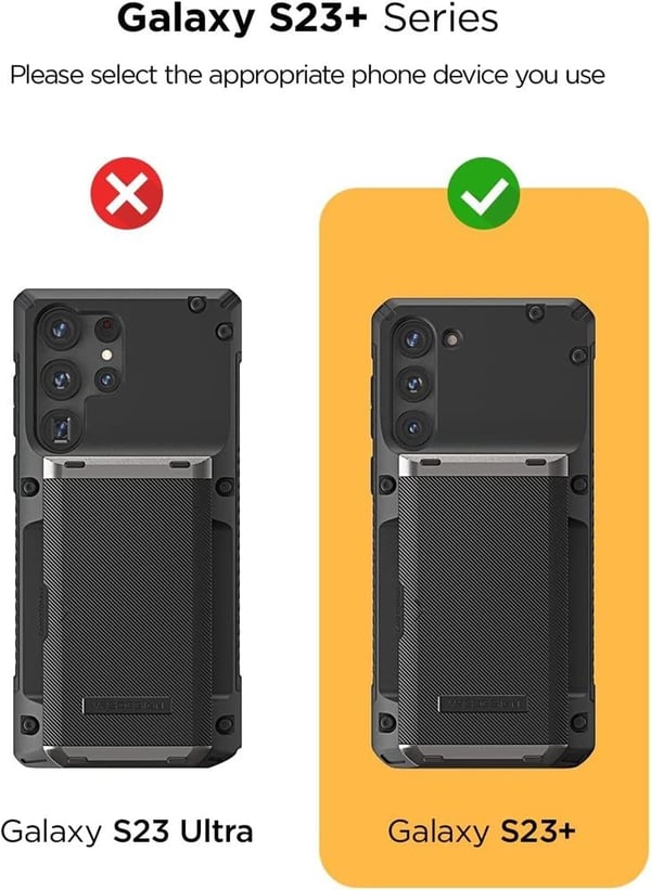 VRS DESIGN Damda Glide Pro Skal Galaxy S23 Plus - Svart