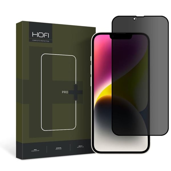 Hofi iPhone 14 Plus/13 Pro Max Härdat Glas Skärmskydd Privacy