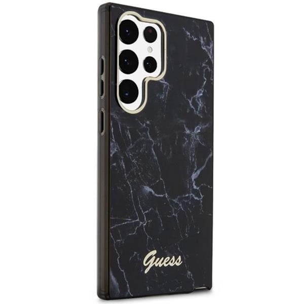 Guess Mobilskal till Galaxy S23 Ultra Marble - Svart