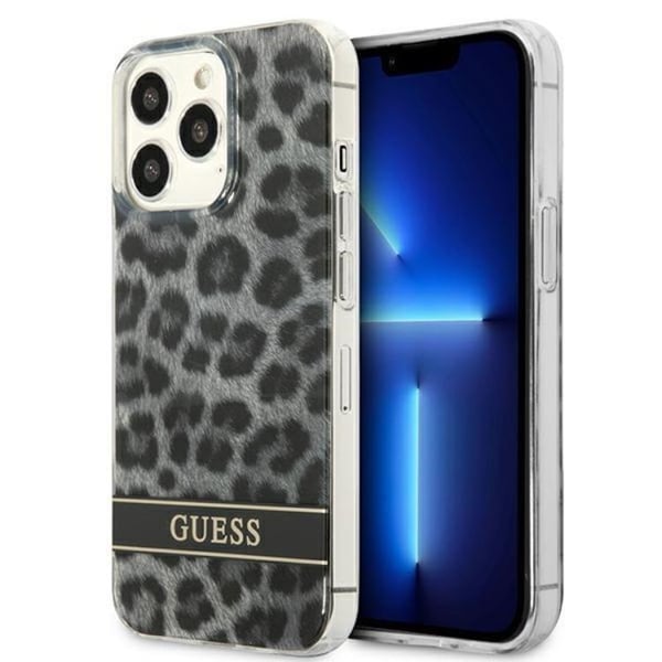 Guess Mobilskal till iPhone 13 Pro Leopard - Grå