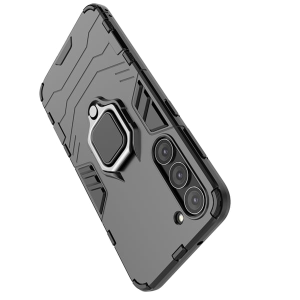 Mobilskal till Galaxy S23 Plus Ring Armor Magnetic Hållare - Svart