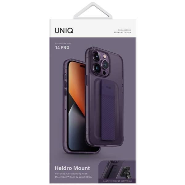 UNIQ Mobilskal till iPhone 14 Pro Max Heldro Mount - Lila