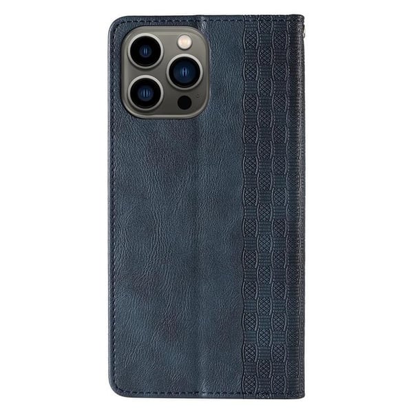 Galaxy S23 Plånboksfodral Magnet Strap - Blå