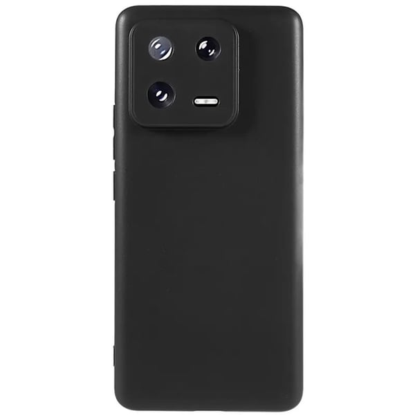 Telefontaske til Xiaomi 13 Fleksibel TPU - Mat Sort