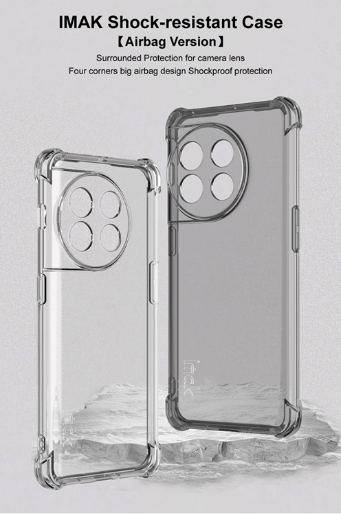 IMAK Mobilskal till OnePlus 11 Soft TPU Anti-Scratch - Svart