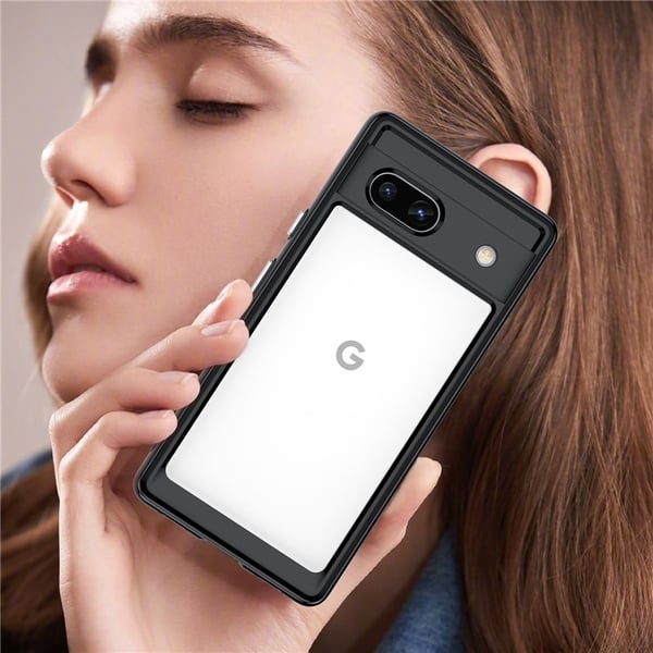 Telefontaske til Google Pixel 7a Akryl Stødsikker TPU - Sort