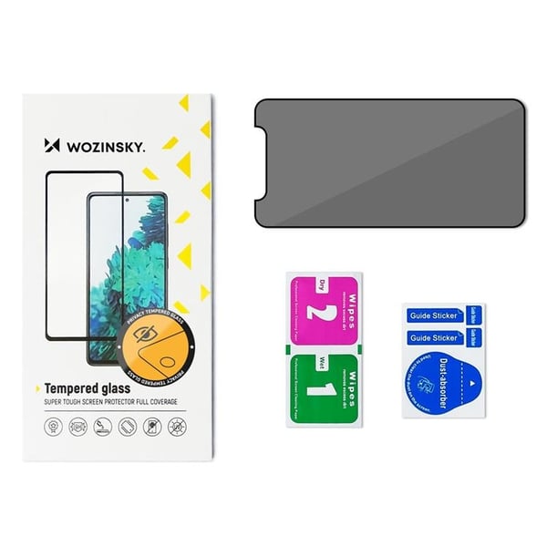 Wozinsky Galaxy S23 Plus Härdat Glas Skärmskydd Anti Spy Privacy