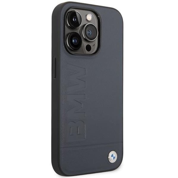 BMW Mobilskal till iPhone 14 Pro Magsafe Läder Hot Stamp