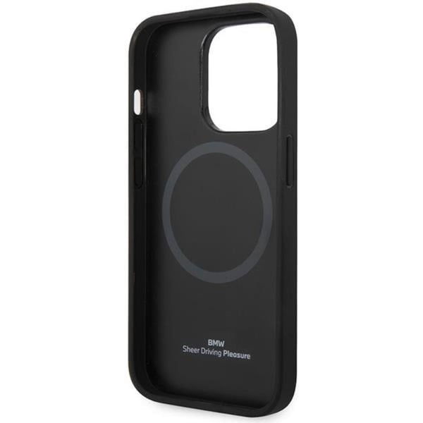 BMW Mobilskal till iPhone 14 Pro Magsafe Läder Hot Stamp