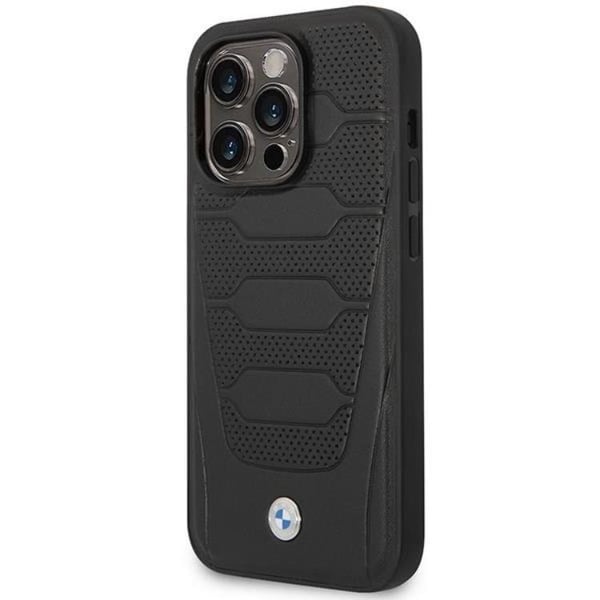BMW Mobilskal till iPhone 14 Pro Max Magsafe Läder Seats Pattern