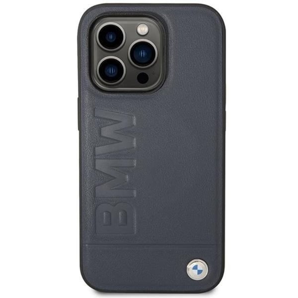 BMW Mobilskal till iPhone 14 Pro Max Magsafe Läder Hot Stamp
