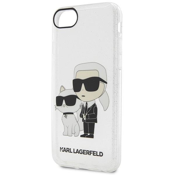 Karl Lagerfeld iPhone 7/8/SE 2020 Skal Gliter Karl&Choupette