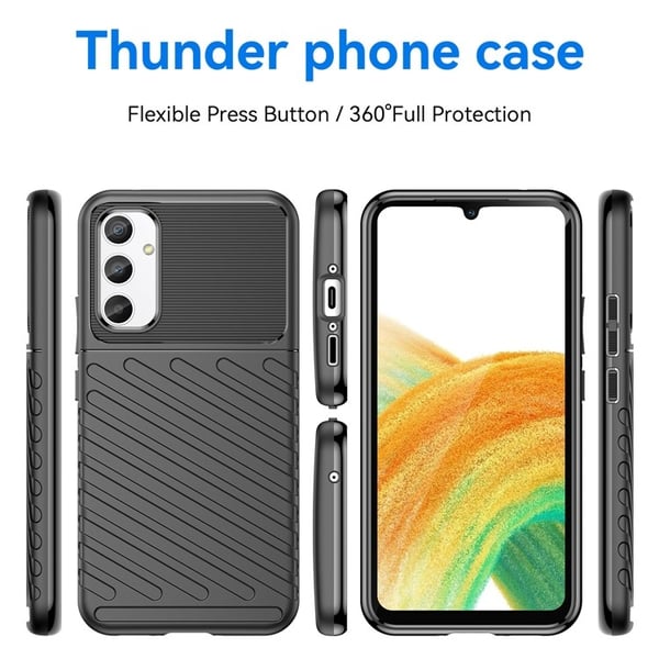Mobilskal till Galaxy A34 5G Thunder Twill - Svart