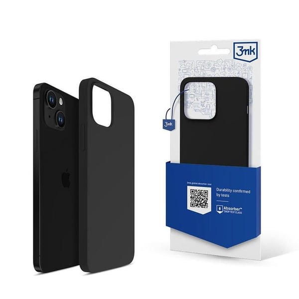 3mk Mobilskal till iPhone 13 Silicone - Svart