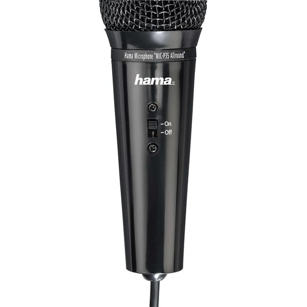 Hama Mikrofon Allround MIC-P35 3.5mm - Svart