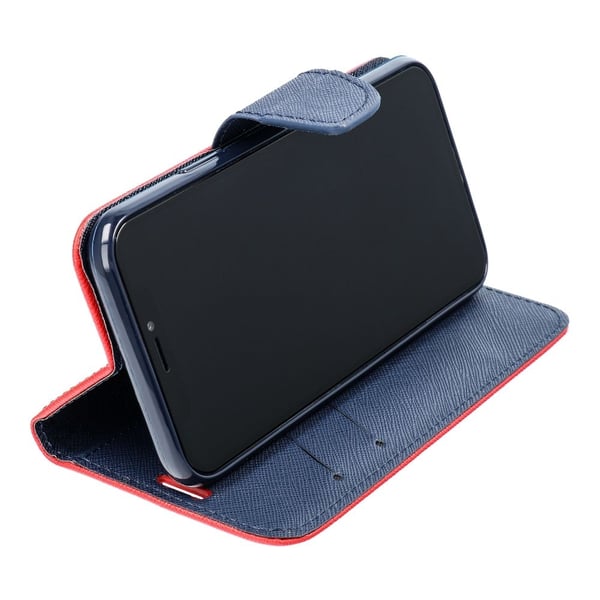 Fancy pungcover til Samsung A54 5G rød / marineblå