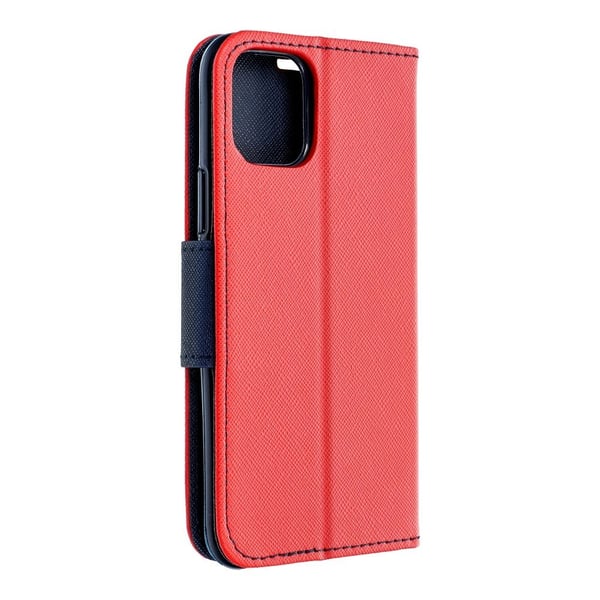 Fancy pungcover til Samsung A54 5G rød / marineblå