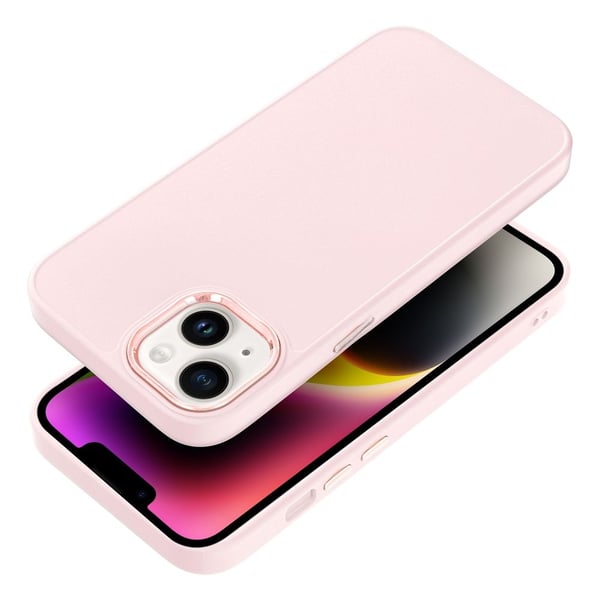 FRAME cover til iPhone 13 i pudderrosa