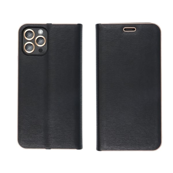 LUNA Guld Etui til Samsung A54 5G sort