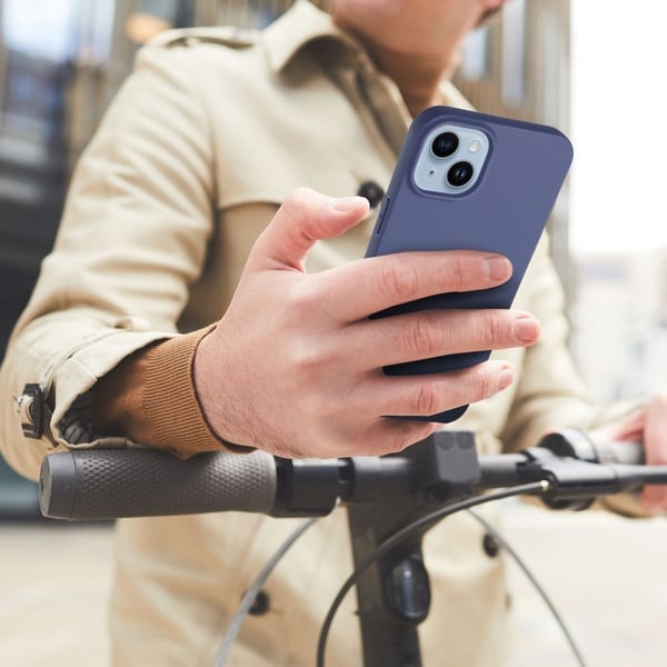 MATT skal för iPhone 14 Max blått