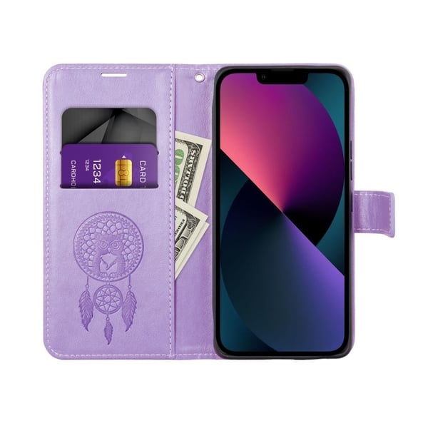 MEZZO lompakkokotelo Samsung A54 5G unisieppari violetti