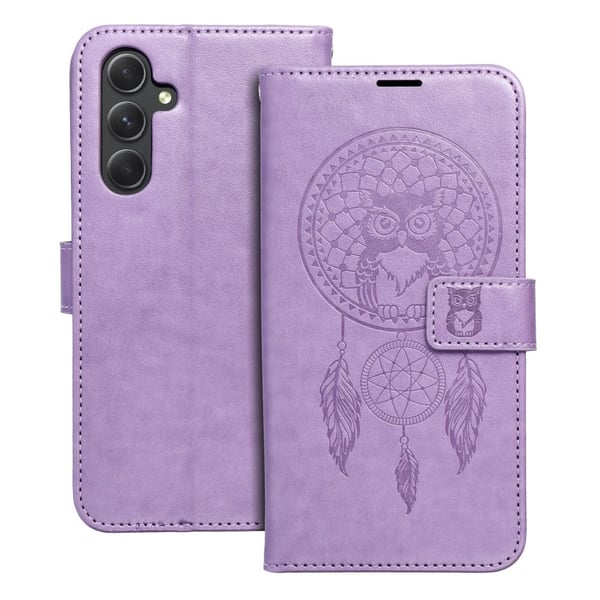 MEZZO lompakkokotelo Samsung A54 5G unisieppari violetti MEZZO lompakkokotelo Samsung A54 5G unisieppari violetti