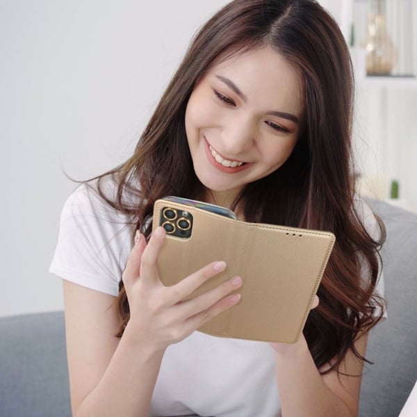 SMART plånboksfodral för Samsung A14 5G guld