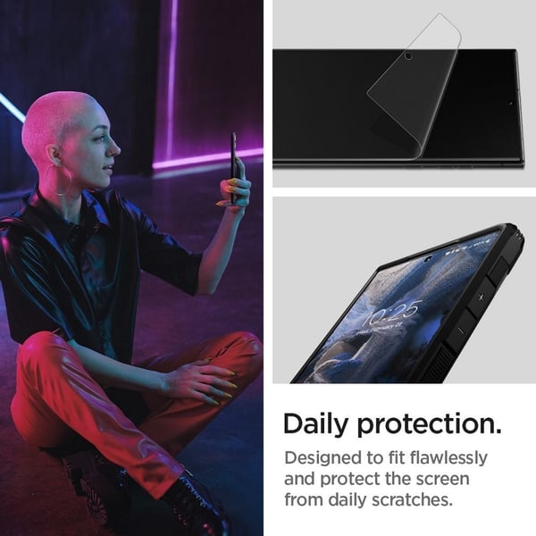 Spigen [2-PACK] Galaxy S23 Ultra Skærmbeskytter Hydrogel