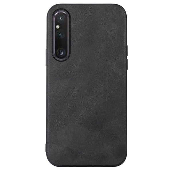 Mobilskal till Sony Xperia 1 V Cowhide Texture - Svart