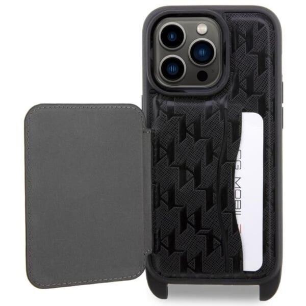 Karl Lagerfeld iPhone 14 Pro Halsbandsskal Crossbody Ikonik