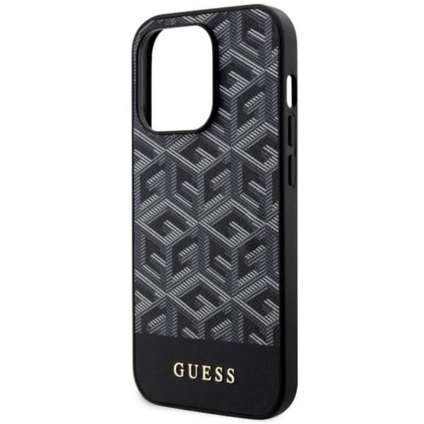 Guess Mobilskal till iPhone 14 Pro Max MagSafe GCube Stripes - Svart