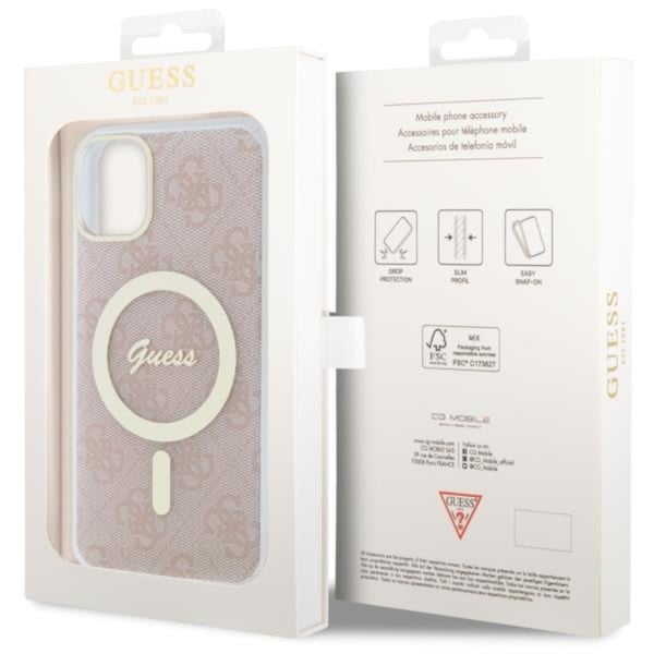 Guess Mobilskal till iPhone 11 MagSafe - Rosa