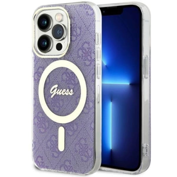 Guess iPhone 14 Pro MagSafe Telefontaske - Lilla