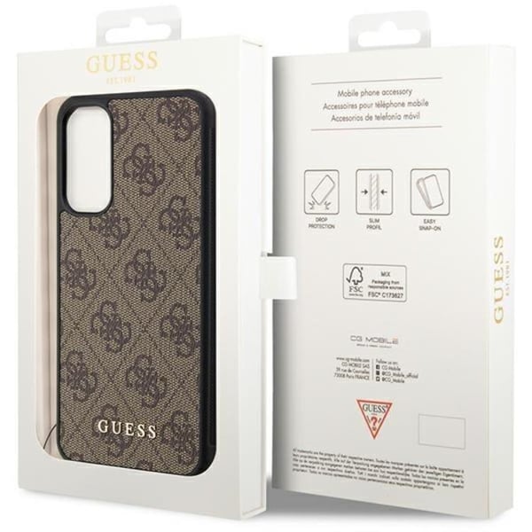 Guess Mobilskal till Galaxy A34 5G Charms Collection - Brun