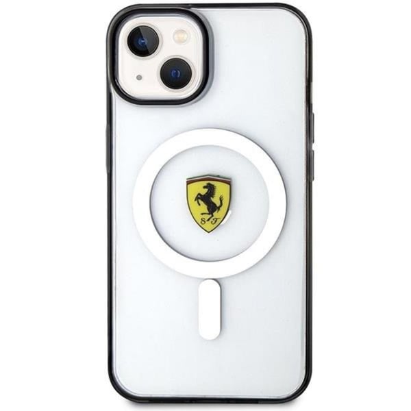Ferrari Mobilskal till iPhone 14 Magsafe Outline - Transparent